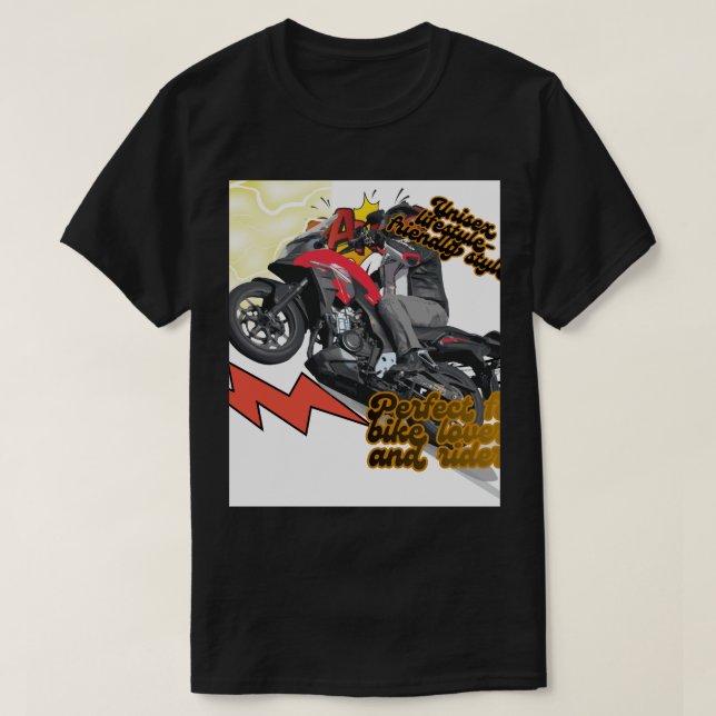 Racing Bike T-Shirt (Design Front)