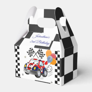 Racing Birthday Favor Boxes   Fast One & Two Fast 