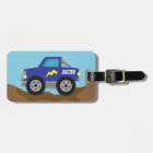 Racing Blue Monster Truck, for Boys