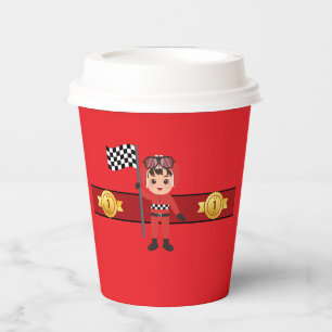 Racing Car 1st Birthday Paper Cups 
