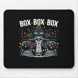 Racing Car Box Box Box Radio Call Fun Christmas Tr Mouse Pad