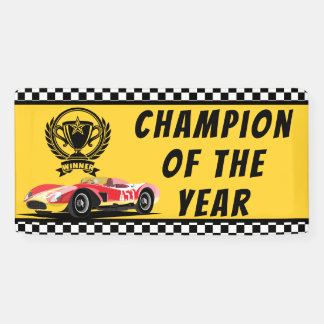Racing Car Champion of the Year Banner | race