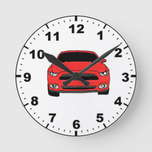 Racing car design wall clocks