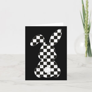 Racing Car Flag Bunny Happy Easter Race Car Boys G Card