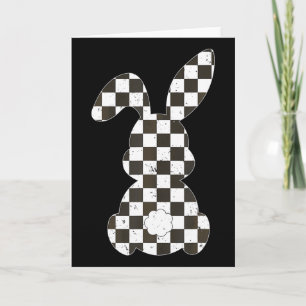 Racing Car Flag Bunny Happy Easter Race Car Boys G Card