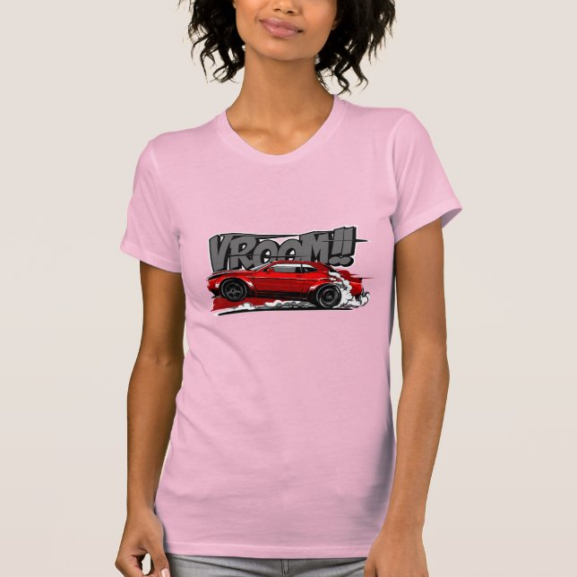RACING CAR FULL SPEED VROOM! Woman T Shirt (Front)