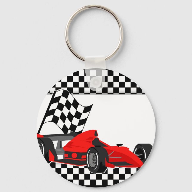 Racing Car Key Chain (Front)