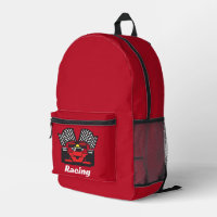 Racing Cars Design Back Pack Bag