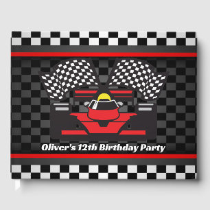 Racing Cars Design Guest Book