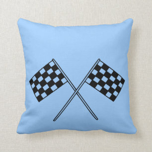 Racing Chequered Flags Cushion