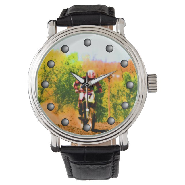 Racing Dirtbike Daredevil Watch (Front)