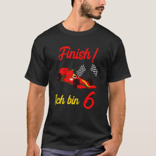 Racing Driver Racing Car 6th Birthday 6 Years Boys T-Shirt