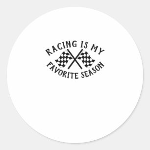 Racing Eye My Favourite Season Art Sticker