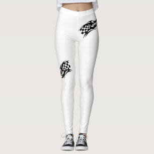 Racing Flag Checkered Leggings