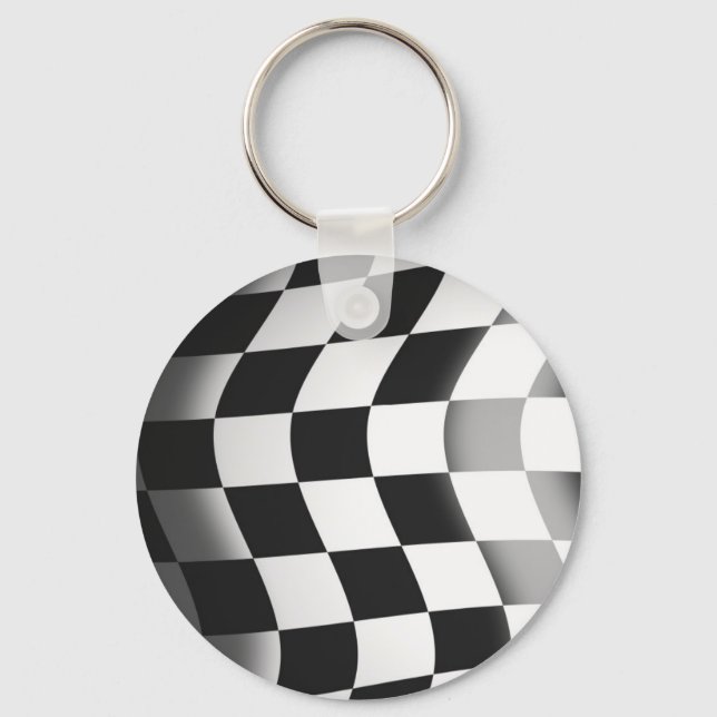 Racing Flag Key Ring (Front)