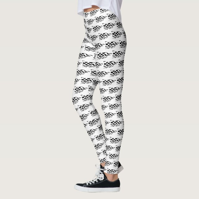 Racing Flag Leggings (Left)