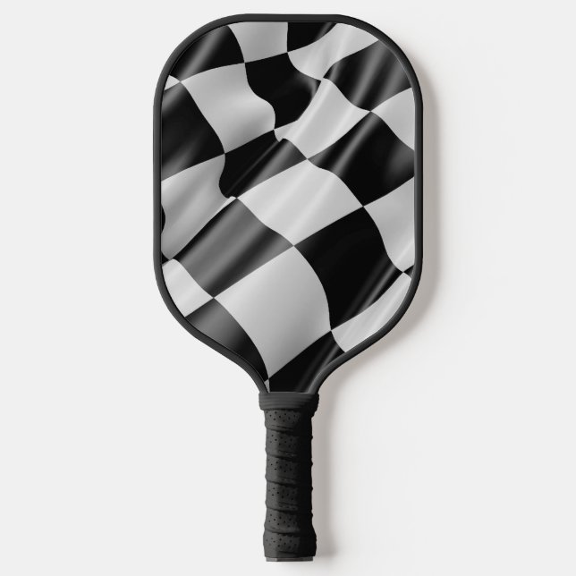 Racing Flag Pickleball Paddle (Front)