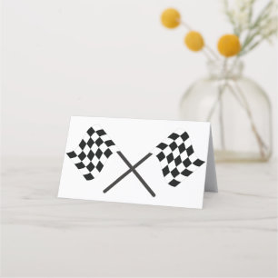 Racing Flags Place Card