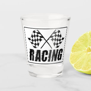 Racing Flags Shot Glass