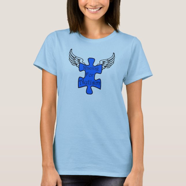 Racing for Autism Ladies Tee (Front)