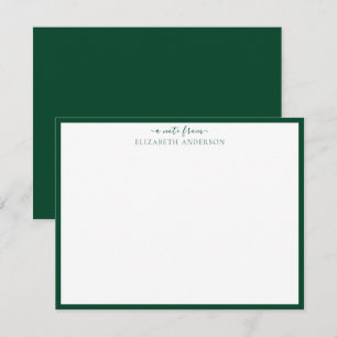 Racing Green Classic Border Card