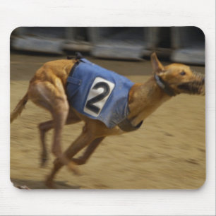Racing Greyhound Mouse Pad