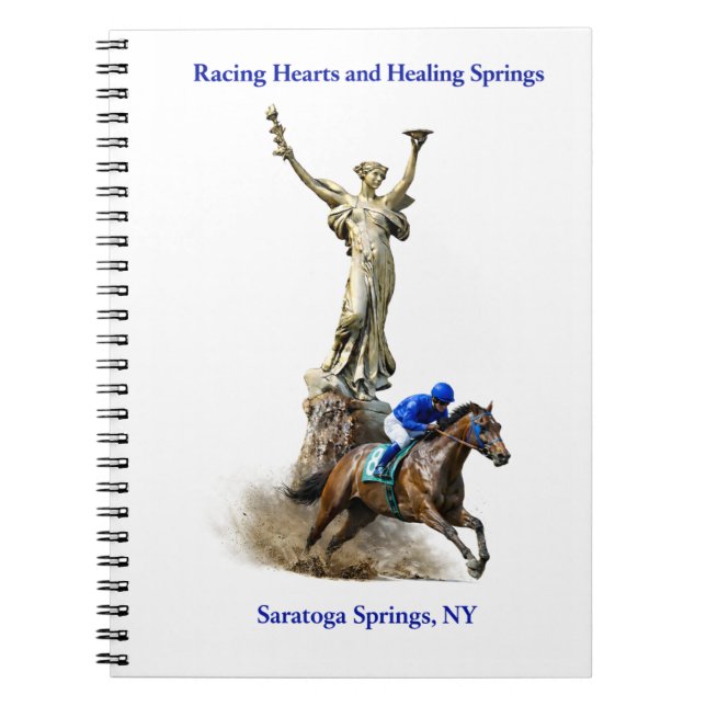 Racing Hearts and Healing Springs Notebook (Front)
