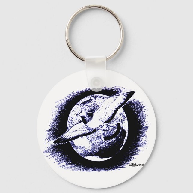 Racing Homer:  A World Sport Key Ring (Front)