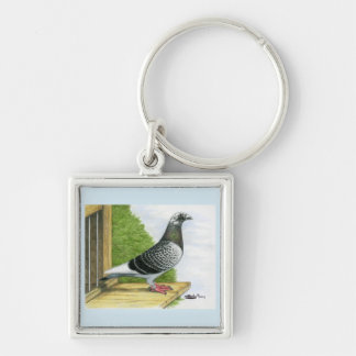 Racing Homer On the Landing Board Key Ring