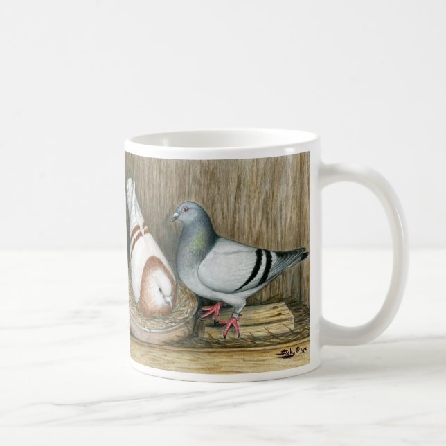 Racing Homers Home Life Coffee Mug (Right)