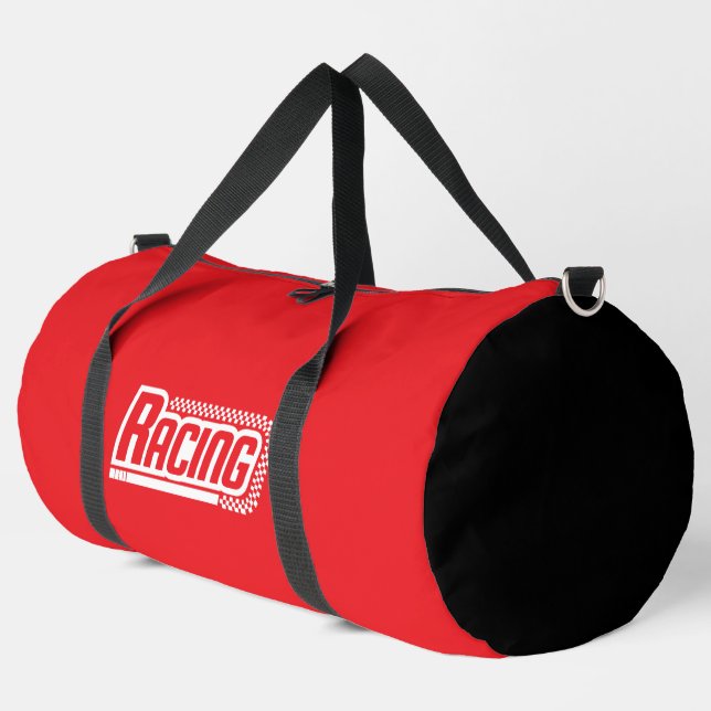 Racing Large Duffel Bag (Left Corner)