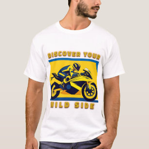 Racing Motorcycle and Rider T-Shirt