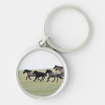 Racing Mustangs - Keychain