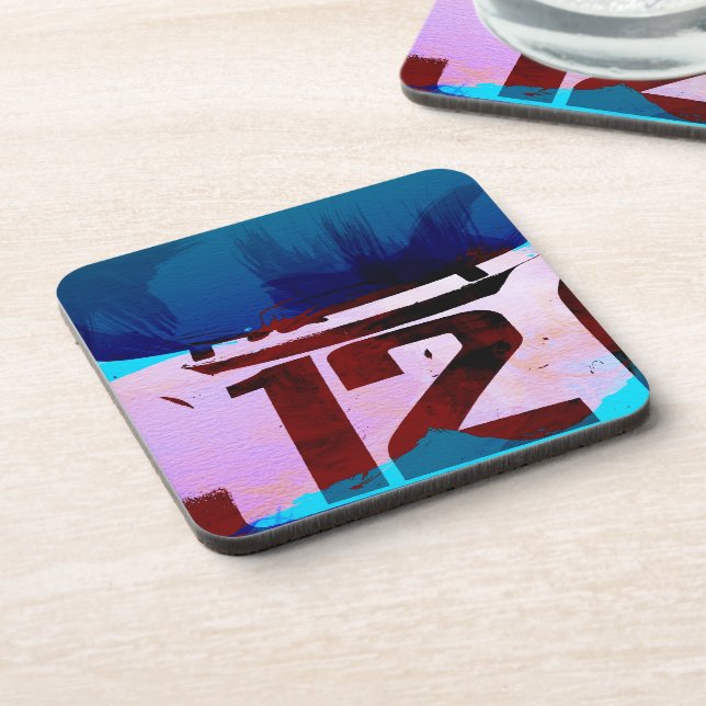 Racing number 12 coaster (Left Side)