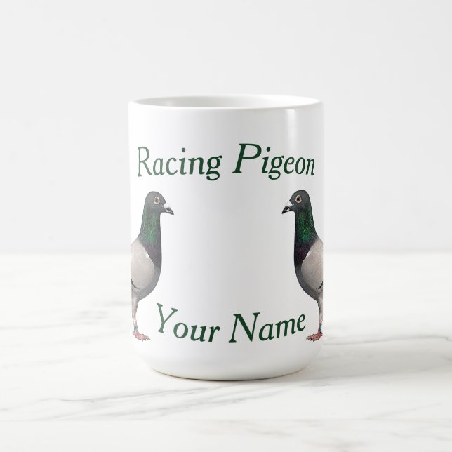 Racing Pigeon Fancier Mug (Center)