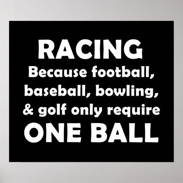 Racing Poster (Front)