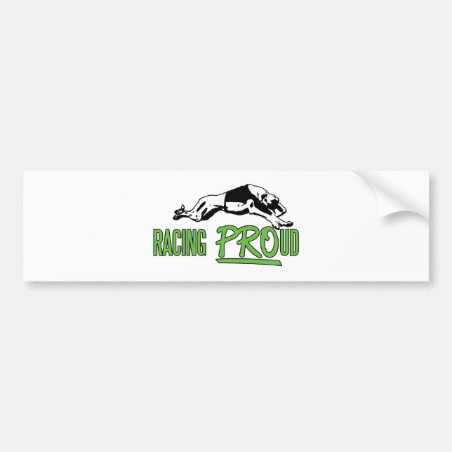 Racing PROud bumper sticker (Front)