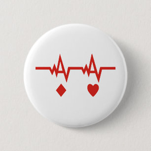 Racing Pulse 6 Cm Round Badge