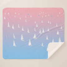 Racing sailboats in the open sea  