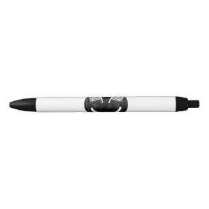 Racing smile for Race Car Parties Black Ink Pen