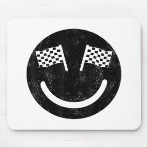 Racing smile for Race Car Parties Mouse Pad