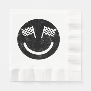 Racing smile for Race Car Parties  Napkin