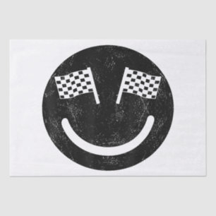 Racing smile for Race Car Parties Tissue Paper