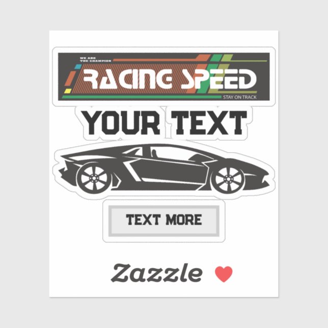 Racing Speed Car Design – Fast Motorsport Performa (Sheet)