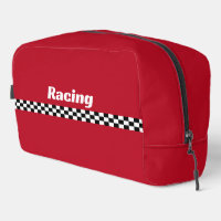 Racing Stripes Design Dopp Kit Bag