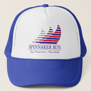 Racing Stripes _Spinnaker Run_SF - Honolulu Trucker Hat