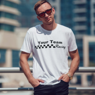 Racing Team Checkered Flag T-Shirt