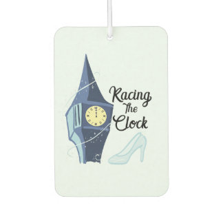 Racing the Clock  Car Air Freshener