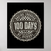 Racing Through 100 Days of School - Motorcycle Dir