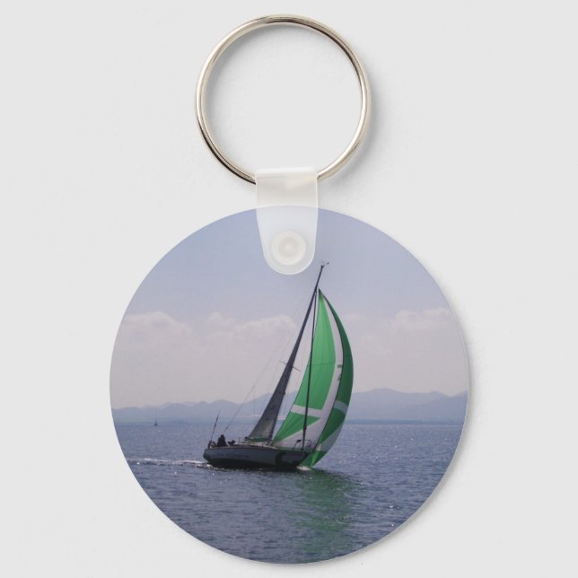 Racing yacht. key ring (Front)